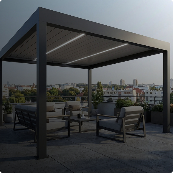 PRO-SKY Aura bioklimatická pergola